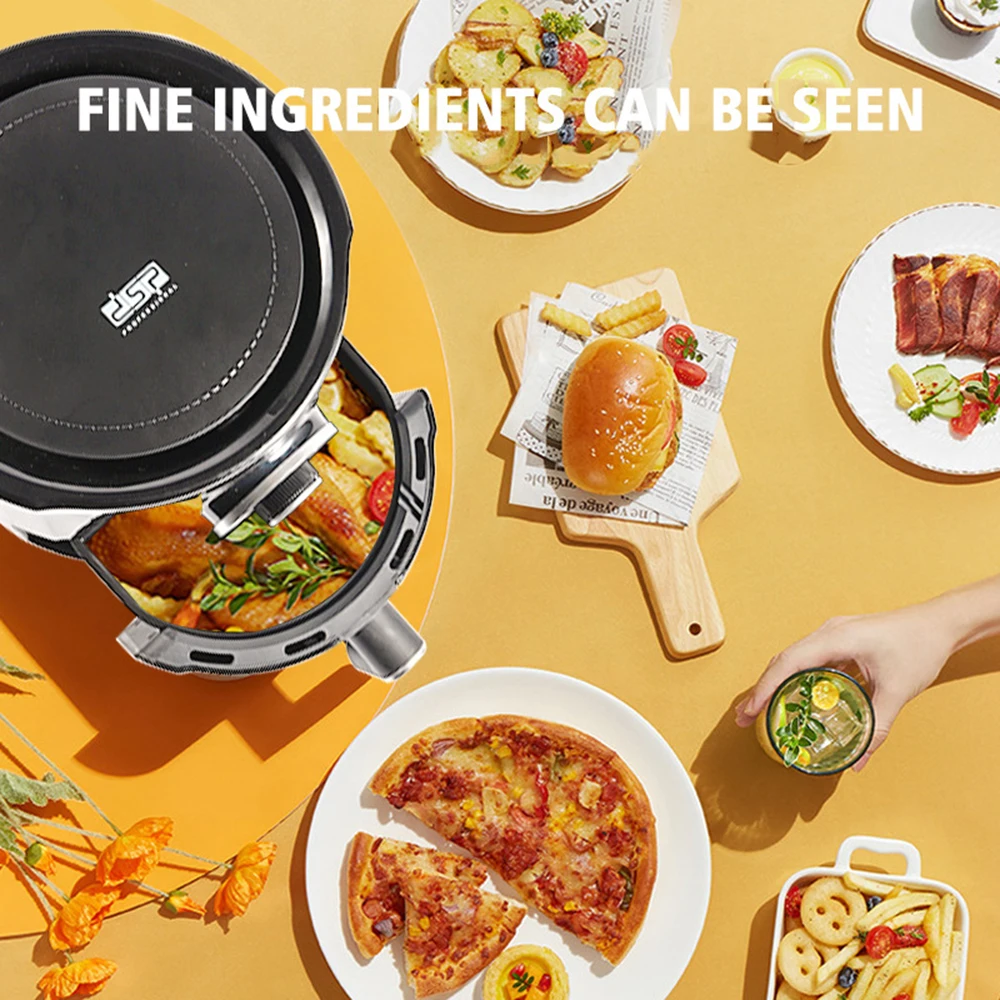 Антипригарная фритюрница DSP3.5L бытовая многофункциональная электрическая с