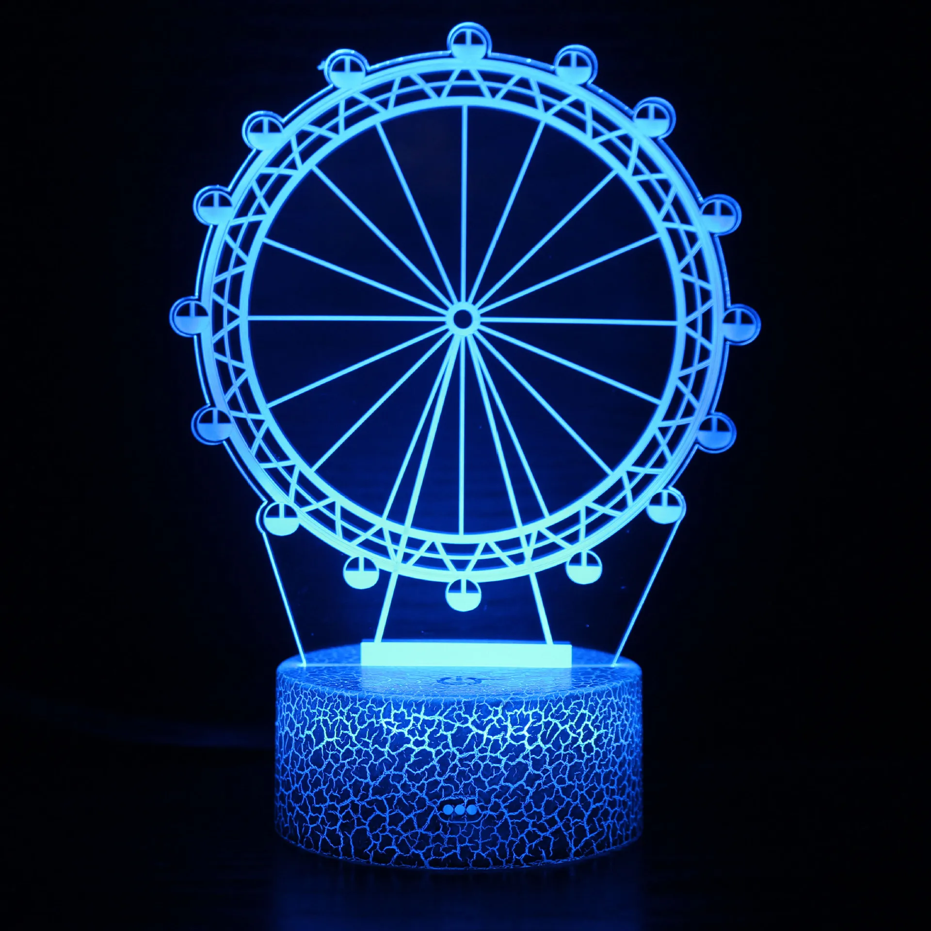 

Nighdn Ferris Wheel Night Light for Kids 3D Illusion Lamp 7 Colors Changing Nightlight Room Decor Gifts for Children Boys Girls