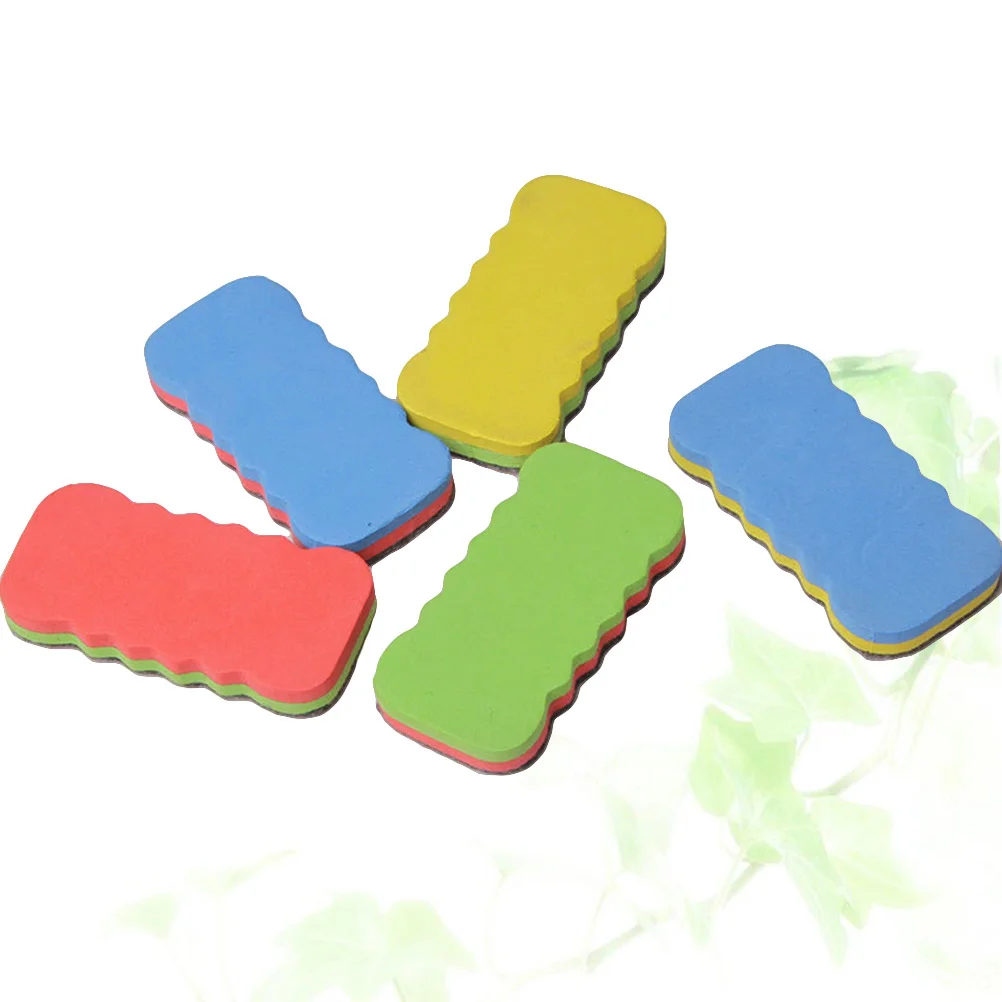 

10 Pcs Magnetic Erasers Whiteboard Mini Whiteboard Erasers Detergent Nonmagnetic Board Cleaner Whiteboard Dry-wipe