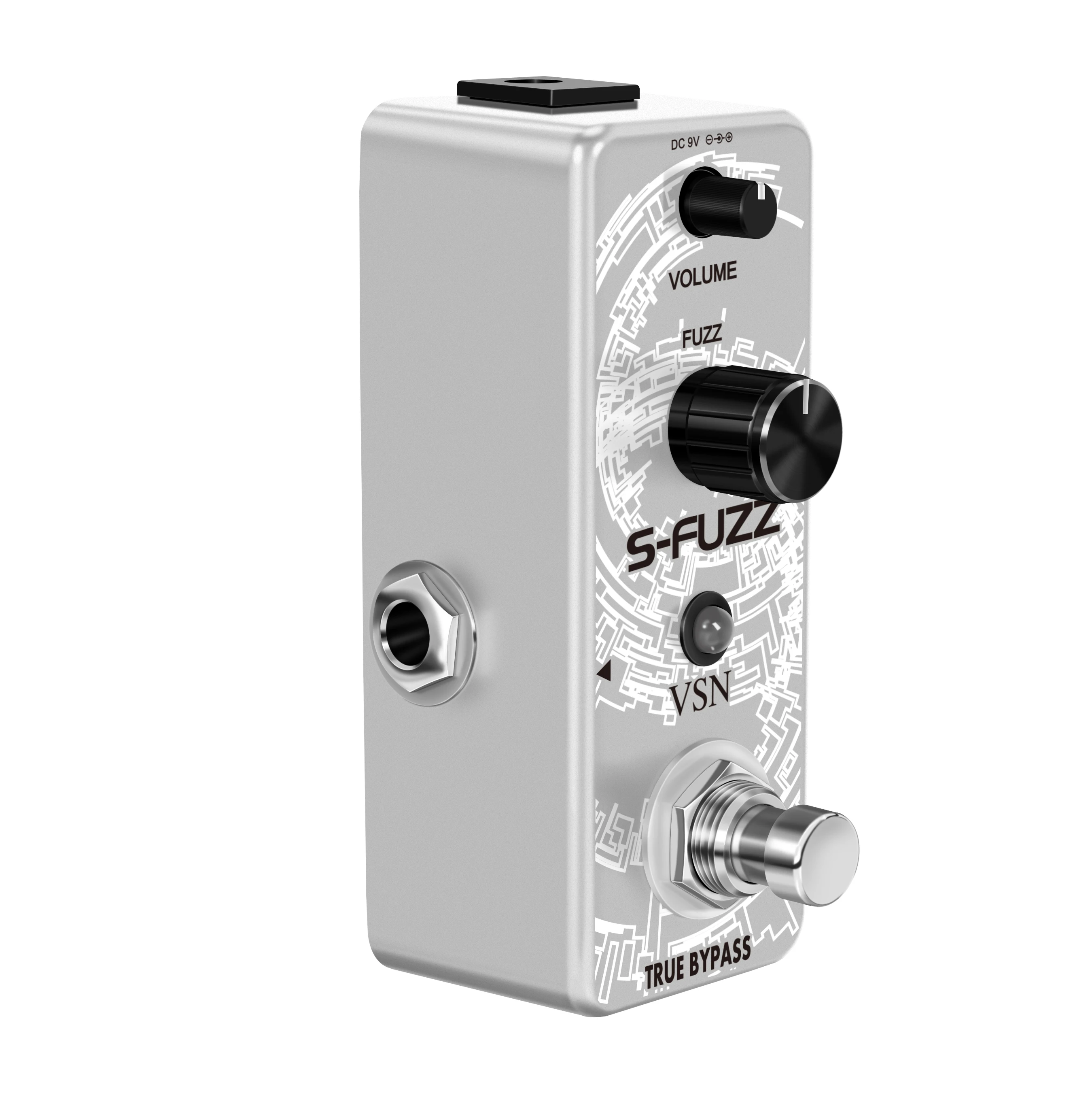 VSN LEF-325 S-FUZZ Analog Guitar Effect Pedal Classic Fuzz Sounds With True Bypass Footswitch