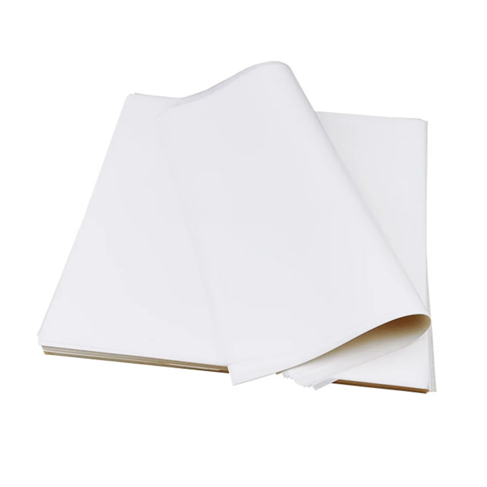 

500 Pcs Fry Basket Pizza Box Greaseproof Paper Fried Food Cushions Disposable Pads White Party Snacks Oil-proof