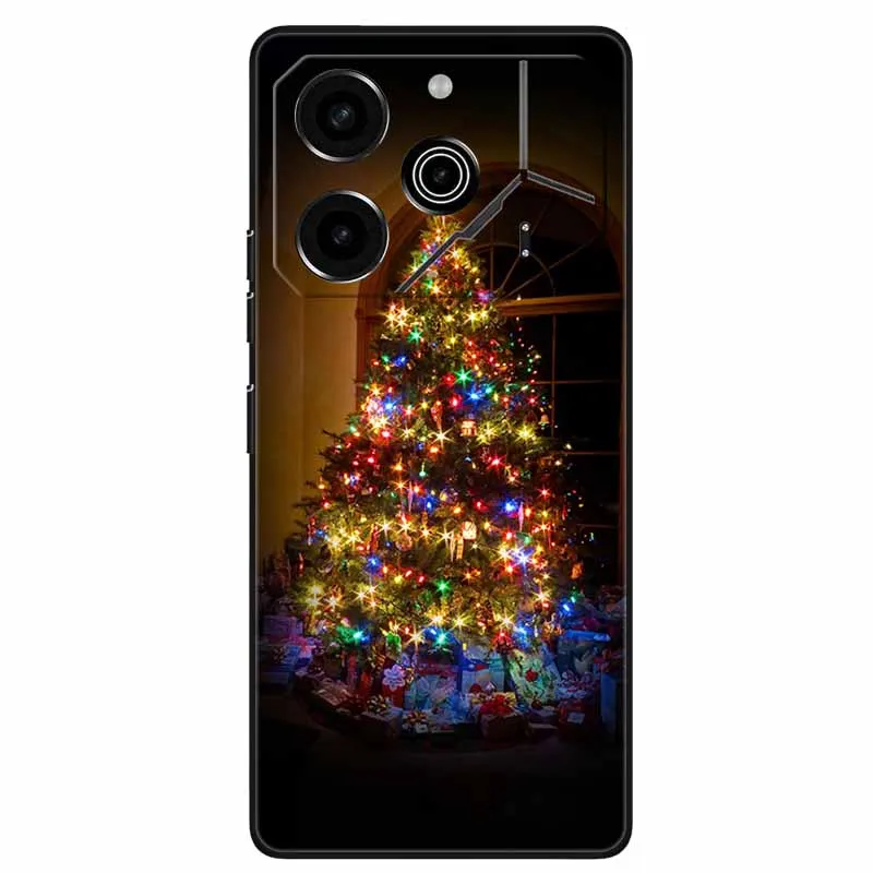 Рождественские телефонные чехлы из силикона ТПУ для Tecno Pova6 Pova 6 Neo 6Pro 6Neo защитный