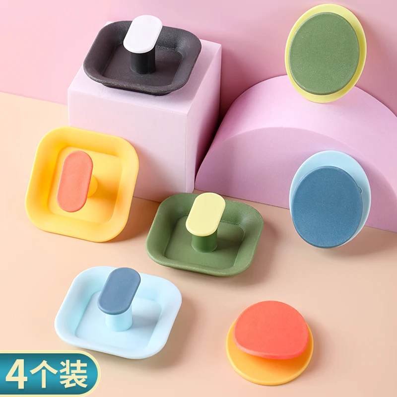 

4pcs Self Adhesive Multi-Purpose Hooks Coat Rack Key Clothes Organizer Holder Hanger Hook Kitchen Bathroom Strong Hooks