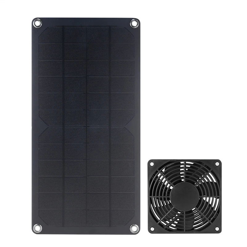 

10W Solar Powered 3W Mini Fan Exhaust Fan Portable