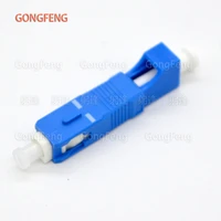 new optical fiber adapter connector lcupc female sc upc male single mode fiber flange coupler special wholesale free shipping