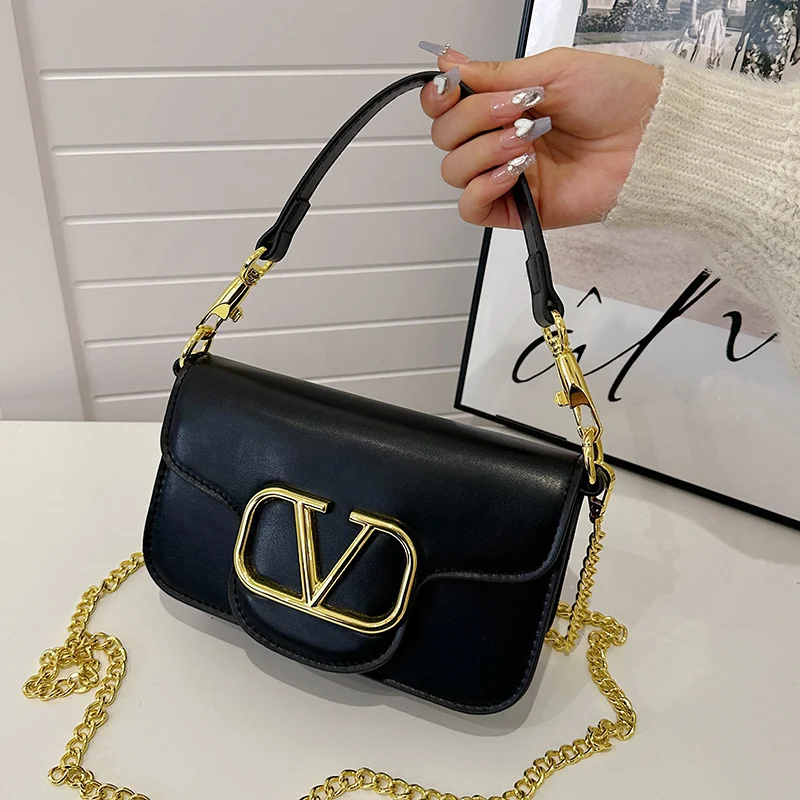 

Designer Female Shoulder Bag Chain Messenger Handbag Wallet Woman Crossbody Bag Luxury Brand Women Bag PU Leather Handbags
