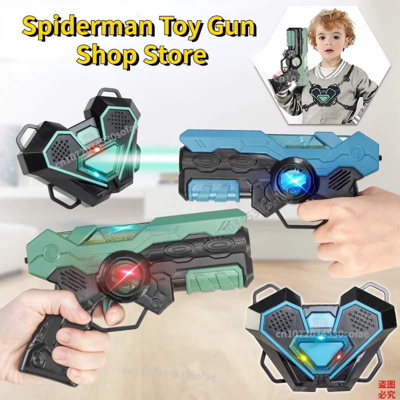

2023 New Laser Tag Battle Game Gun Set Electric Infrared Toy Guns Weapon Kids Laser Strike Pistol for Boys Children Indoor Gifts