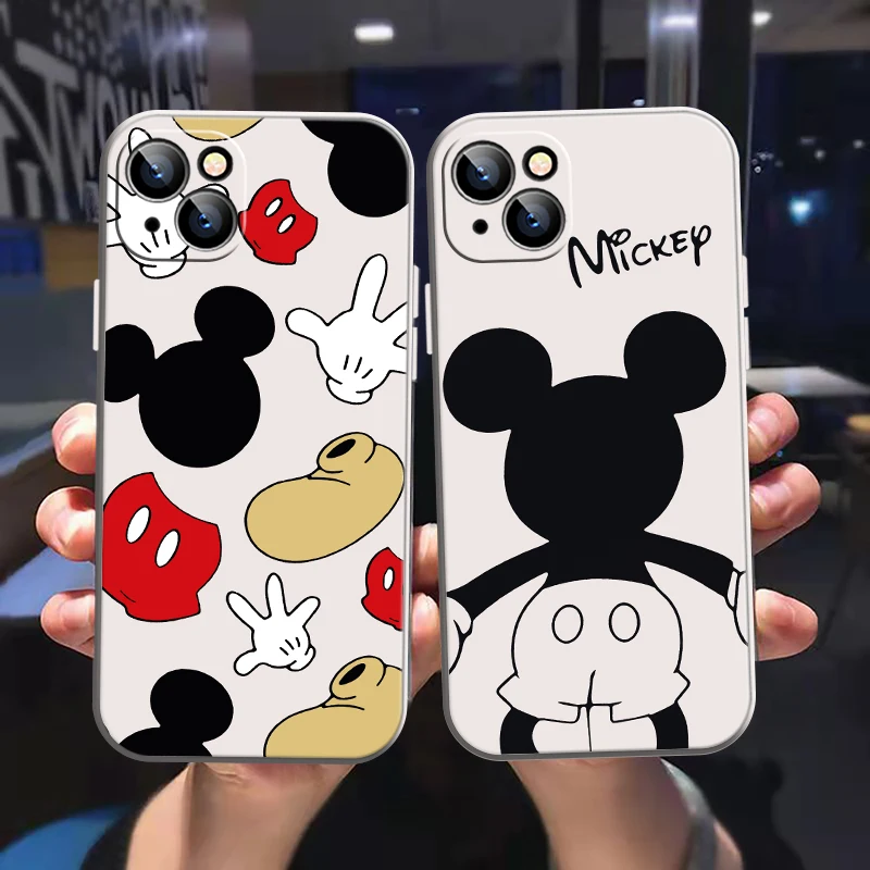 

Fashion Cartoon Mickey Mouse US Phone Case For iPhone 11 12 13 Pro 12 13 Mini X XR XS Max 6 6S 7 8 Plus SE 2020 Cute Funda Cover