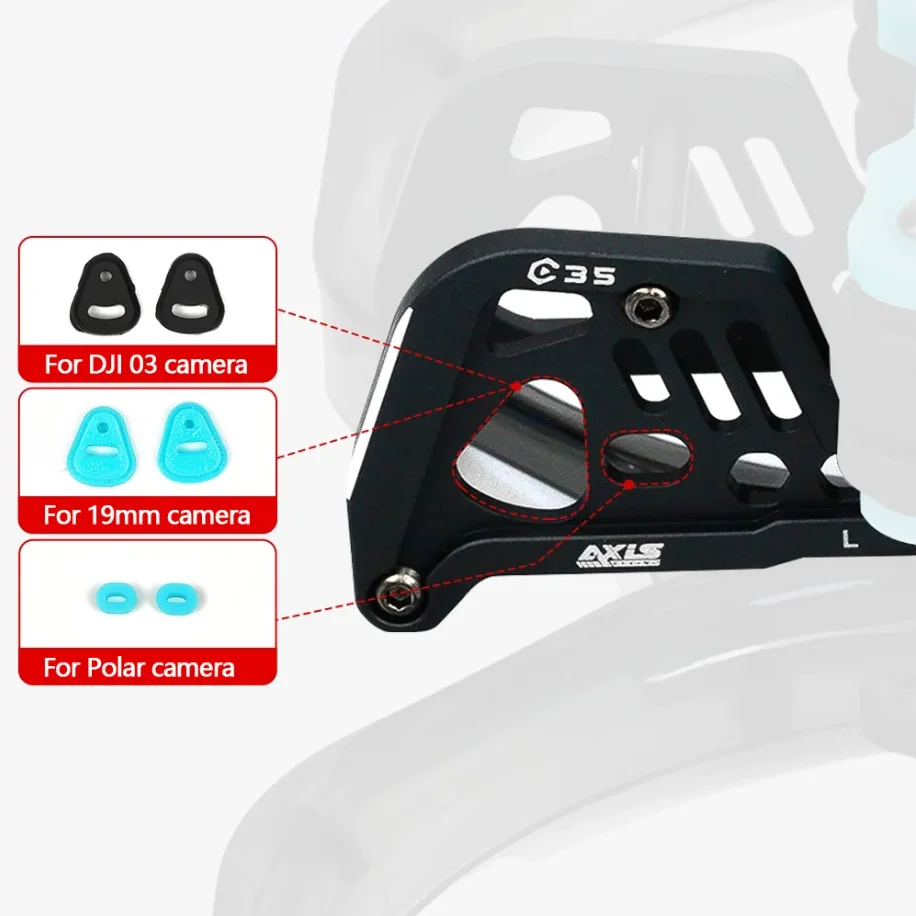 AxisFlying Cineon C30 C35 FPV набор рамок для дрона Cinewhoop 138 мм/152 мм Поддержка DJI O3