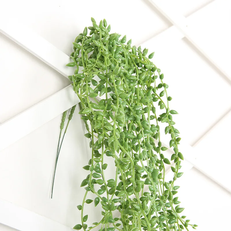 

Искусственные подвесные растения из ротанга с жемчугом