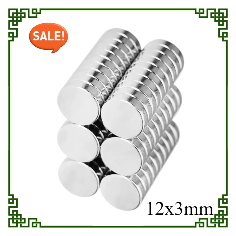 

Магниты дисковые 12x3 мм