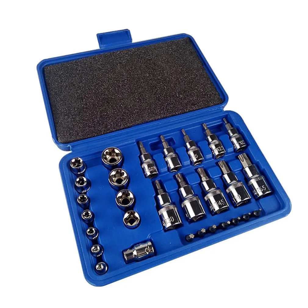 

30-Piece Press Batch Sleeve Set Household Tool Machine Repair Kit Combination Auto Repair Household Tool Set