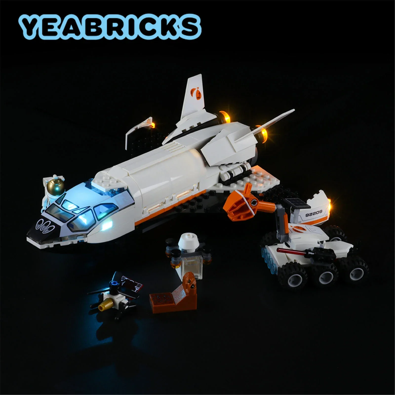 

Конструктор YEABRICKS со светодиодной лампой, модель 60226 года