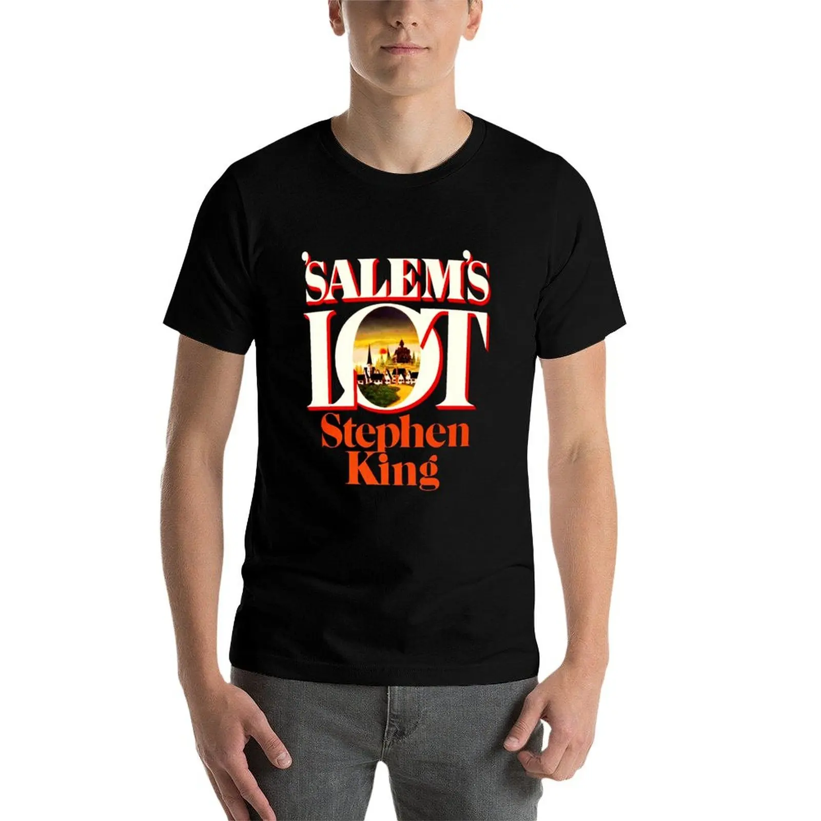 Фото Футболка Salem's Lot - King First Edition Series, мужская однотонная футболка, мужские футболки, футболка для мужчин №3
