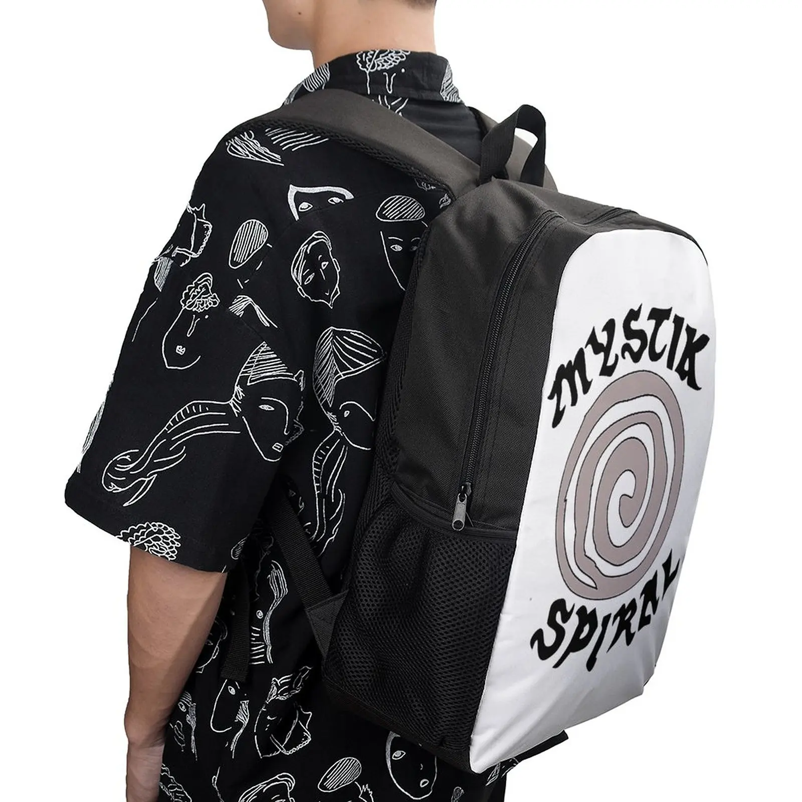 

17 Inch Shoulder Backpack The Spiral Daria Secure Graphic Snug Travel Field Pack