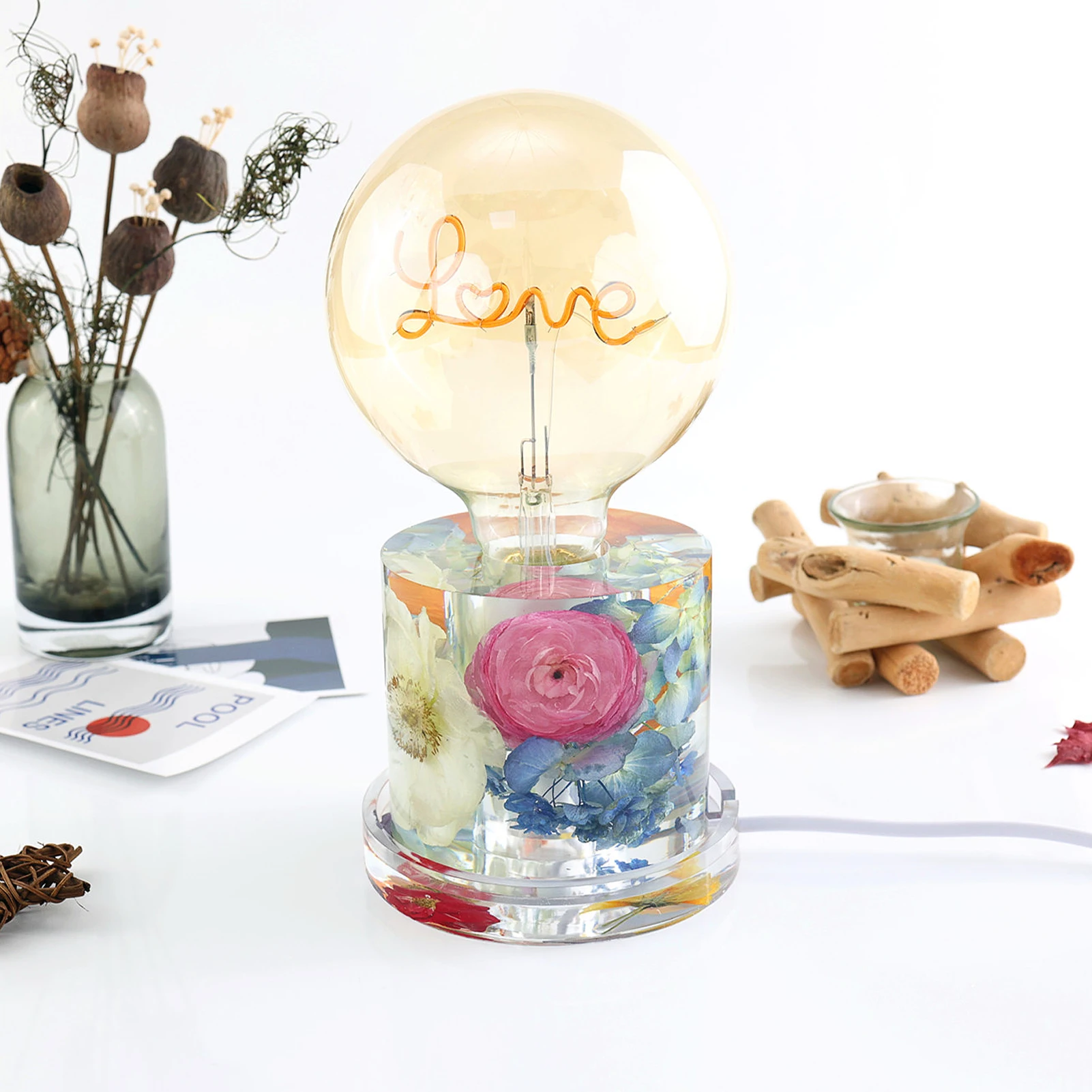 Формы для ночного освещения форма смолы светильник светильником прикроватная