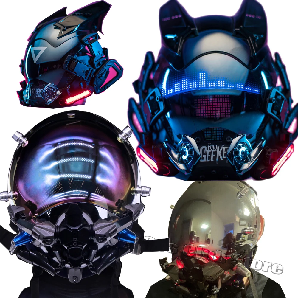 

Cyber Games Motorcycle accessories Cos Punk Masks Fashion Rhythm of Music Festival Mask Cosplay Exhibition Technology For Men