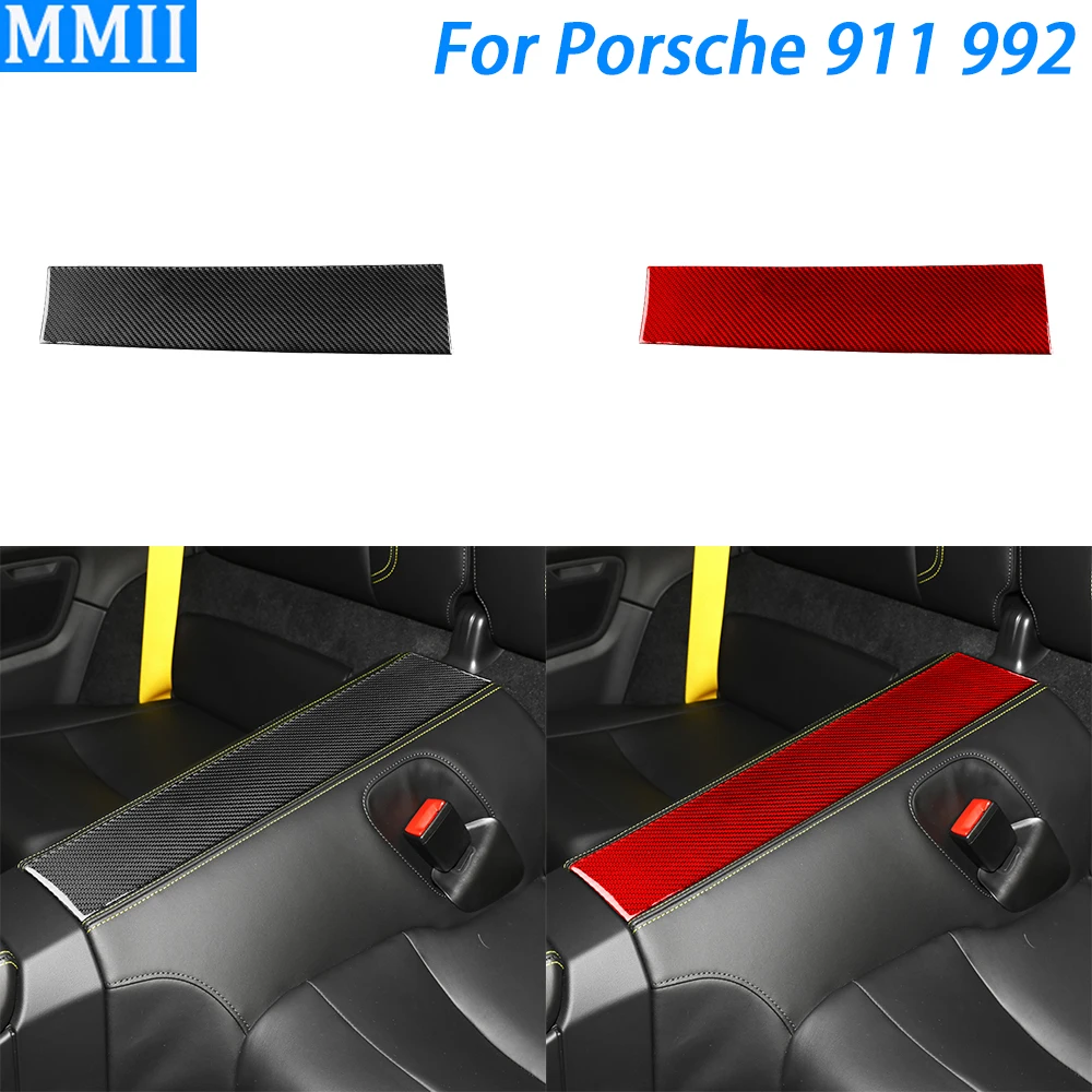 Крышка панели заднего центрального подлокотника из углеродного волокна для Porsche