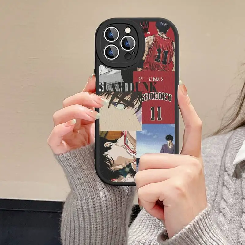 Comic Slam Dunk Sakuragi Phone Case Hard Leather For iPhone 14 13 12 Mini 11 14 Pro Max Xs X Xr 7 8 Plus
