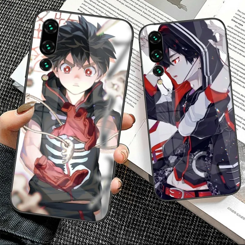 

KEMONO JIHEN Kabane Kusaka чехол для телефона Huawei P50 P40 P30 P20 Pro Mate 40 30 20 Pro Nova 9 8 7 PC стеклянный чехол