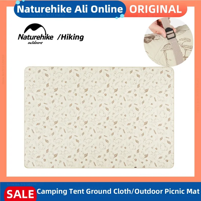 

Naturehike Outdoor Portable Waterproof Picnic Mat Tour Camping Tent Ground Cloth Skin-Friendly Peach Skin Fleece Damp-proof Mat