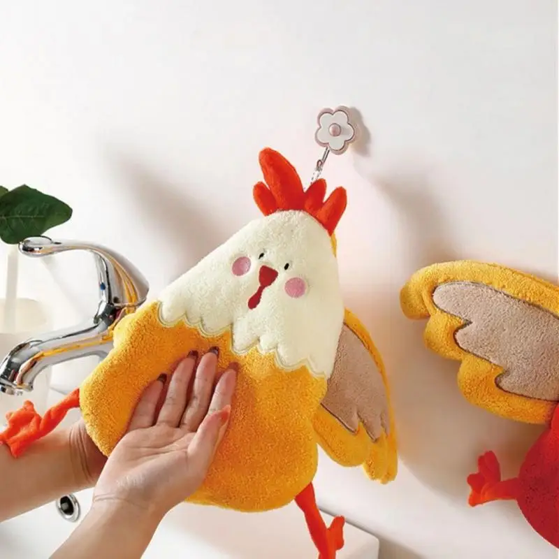

Kitchen Accessories Wipe Hand Towel Hanging Coral Velvet Hand Towel Kitchen Bathroom Absorbent Dish Cloth Cleaning Cloth Healthy