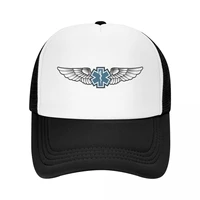 punk ems star of life flight wings trucker hat for women men adjustable paramedic baseball cap sports snapback caps
