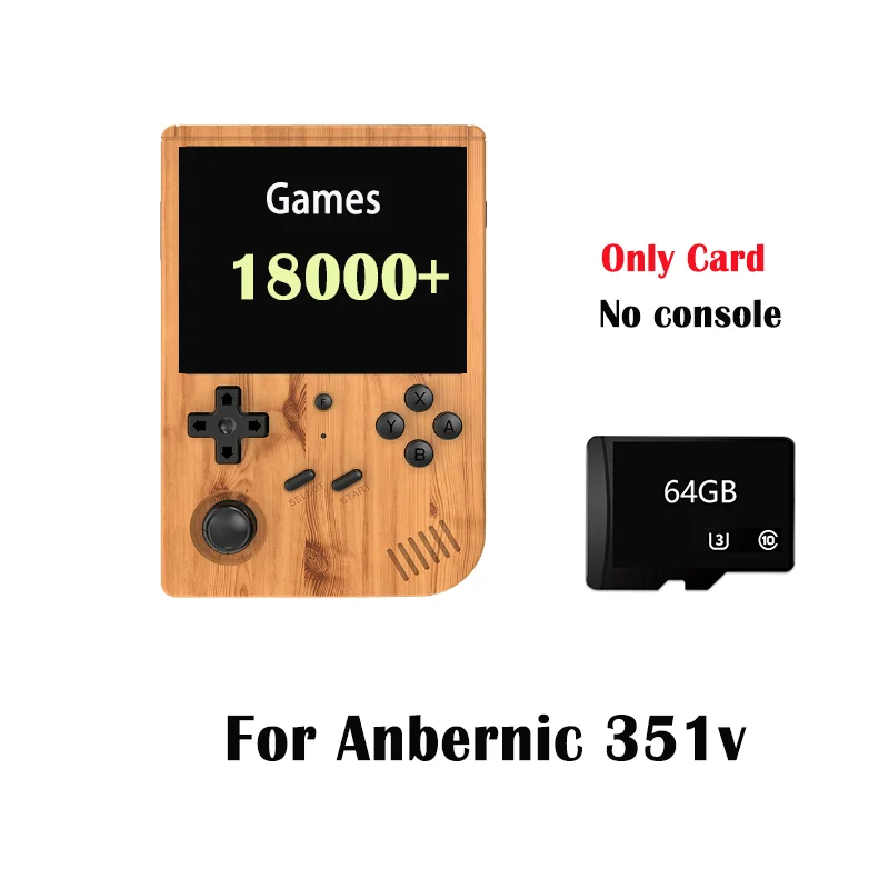 

Micro SD Memory Card 50000+ Games for ANBERNIC RG351v 256gb 128gb 64gb Retro Handhe Gaming Console Video Flash Drive