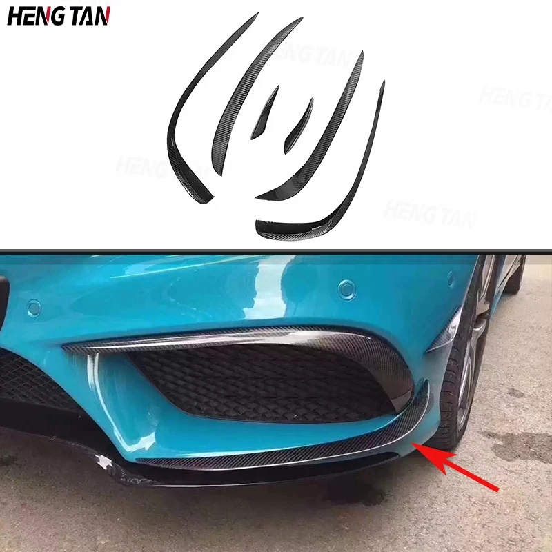 Карбоновые автомобильные передние бамперы боковые разветвители ласты канаты