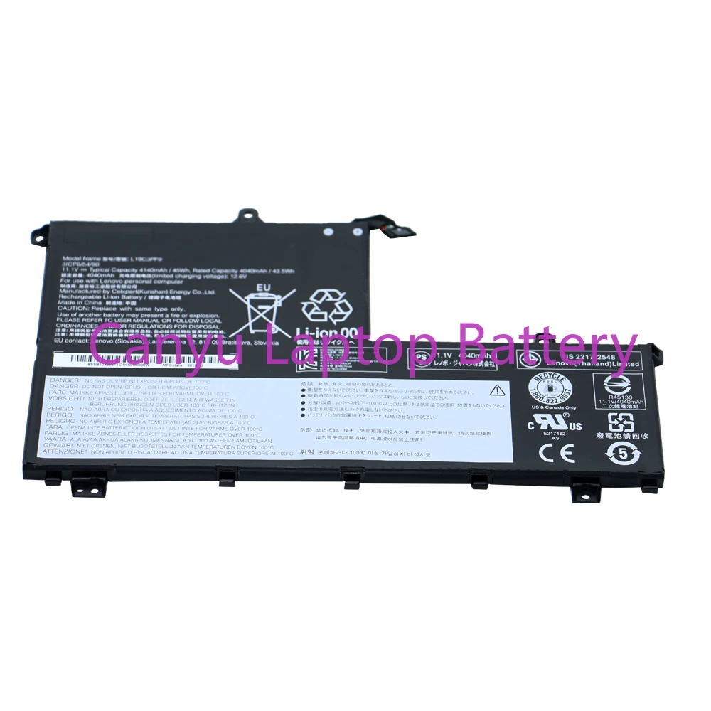 

L19M3PF9 L19L3PF8 L19C3PF9 Laptop Battery For Lenovo 5B10X55570 SB10X55571 SB10X55573 K4E E4 ThinkBook 14-IML 15-IIL New