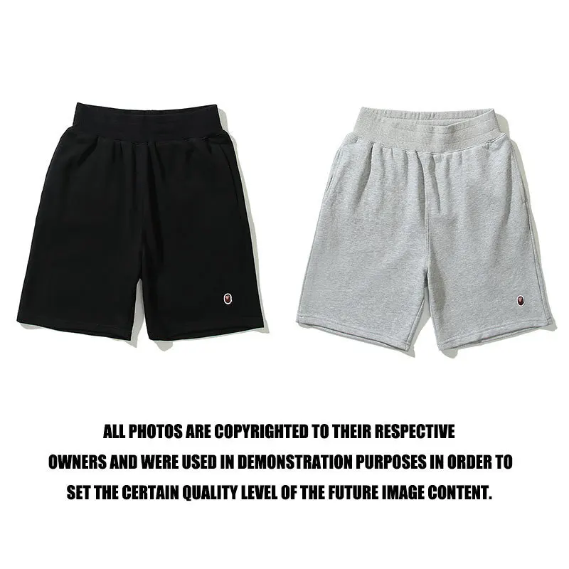 

2022 Men'S Simple Bape Embroidery Logo Small Standard Men'S Youth Large Size Loose Shorts Five-Point Pants Wholesale