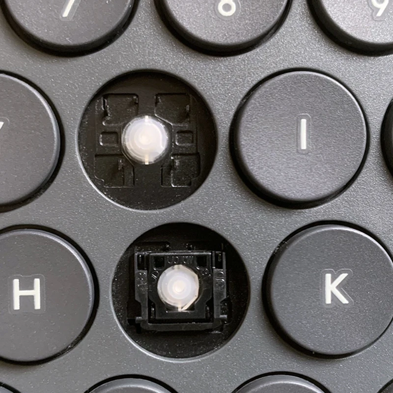 Запасная крышка для клавиатуры ножничный зажим и петля Logitech K380 серая - купить по