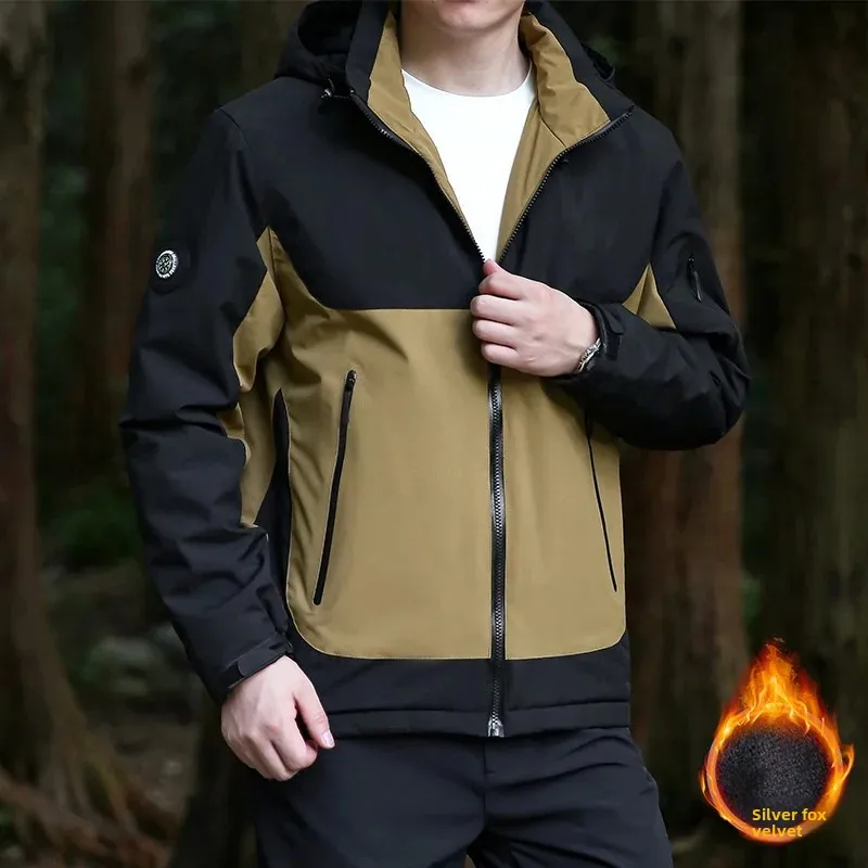 Повседневный мужской пиджак больших размеров осень/зима новый стиль хлопковая