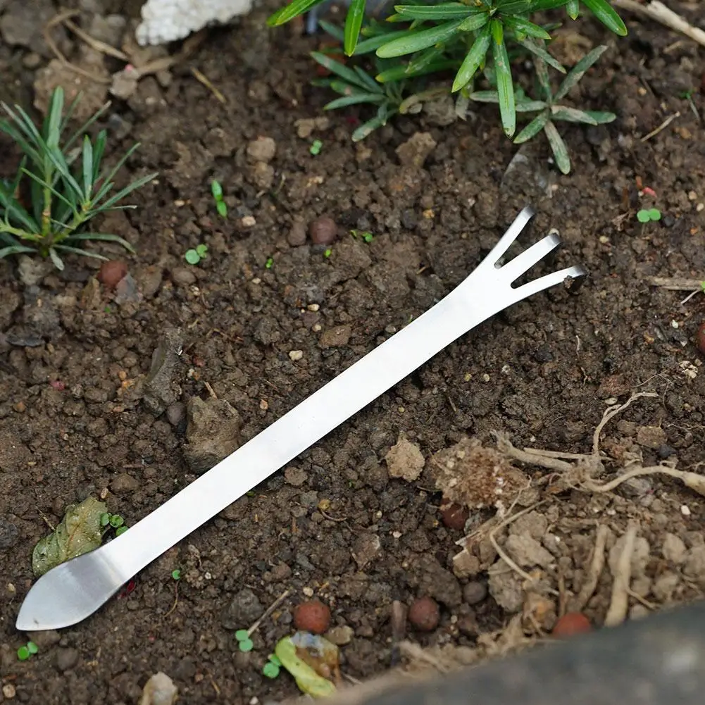 

Stainless Steel Root Rake 3-Prong Loosen Soil Bonsai Turning Tool Handle Tree Bonsai Garden With Soil Ergonomic Tools R2N9