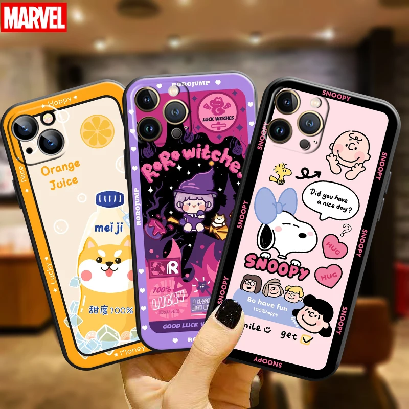 

Cute Cartoon Bear For Apple iPhone 11 12 13 Pro Max 12 13 Mini X XR XS Max SE 6 6S 7 8 Plus Phone Case Liquid Silicon Black