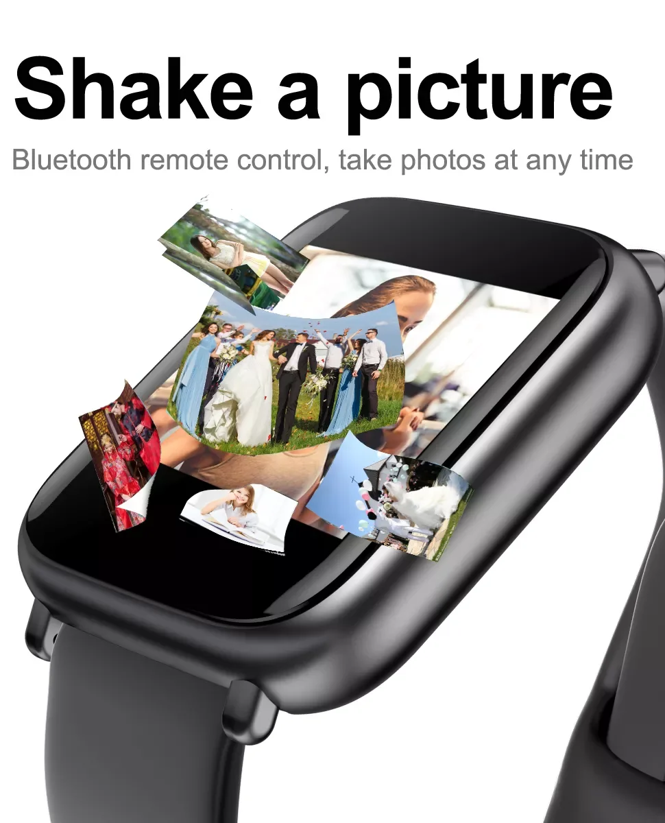 

Smart Watch Men Women Blood Pressure Heart Rate Fitness Tracker Bracelet IP68 Waterproof Smartwatch for Android IOS PK Band