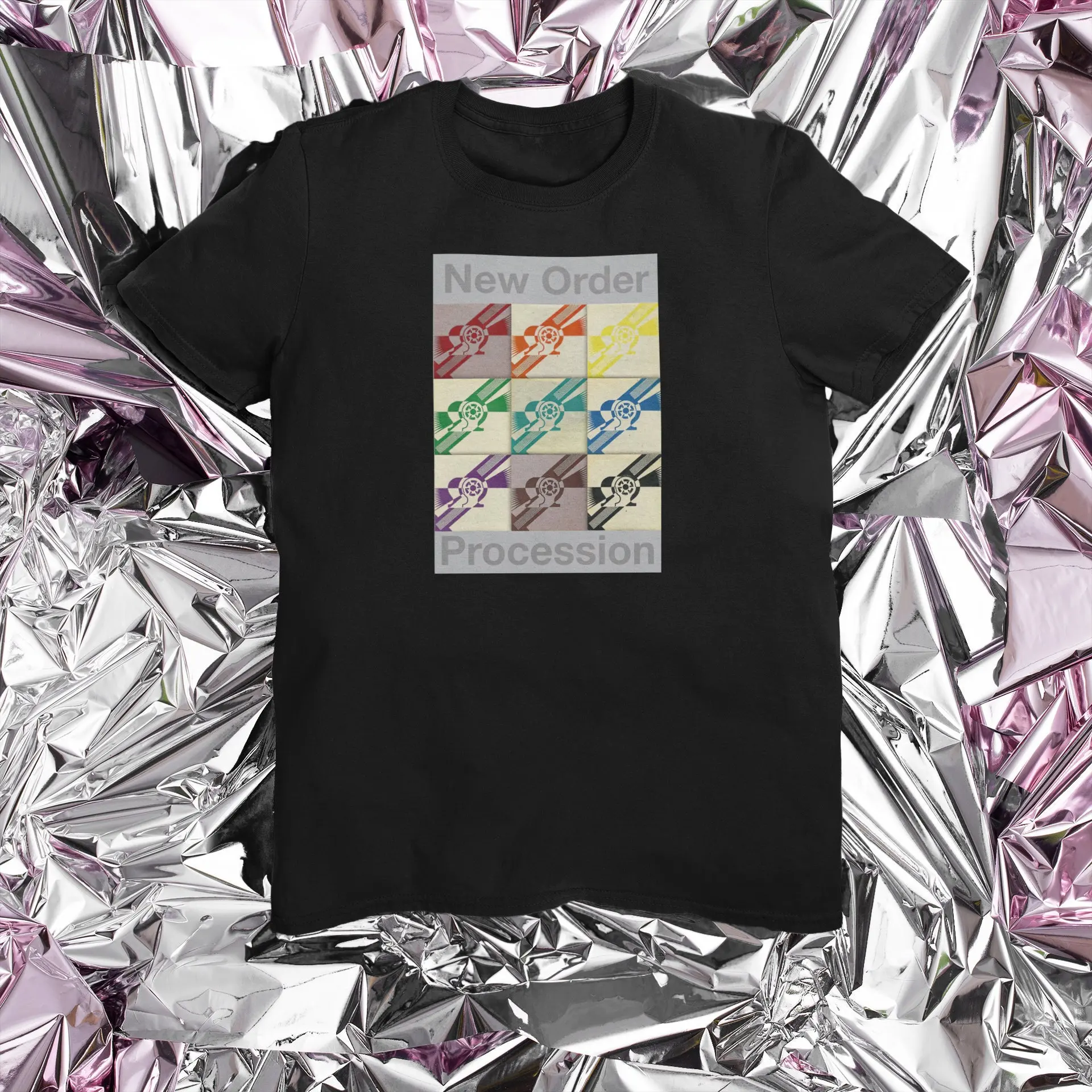 Новый заказ футболка с винтажным принтом крутой рок