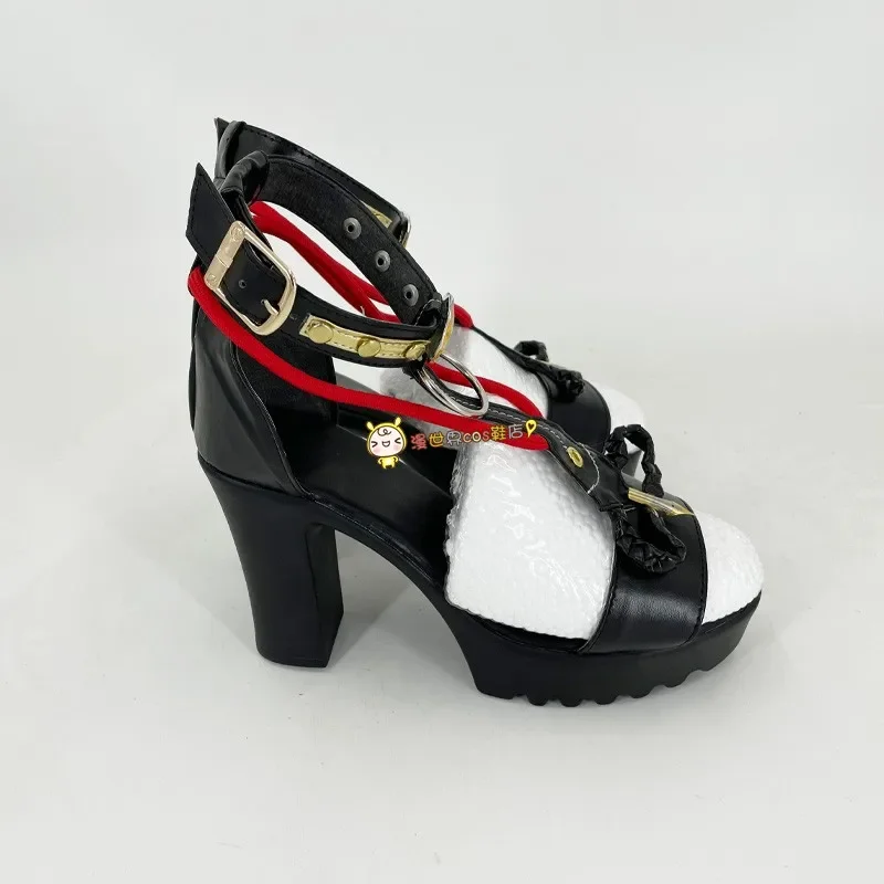 Игра Arknights Pozemka Обувь для косплея Хэллоуин Косплей Женская обувь на высоком