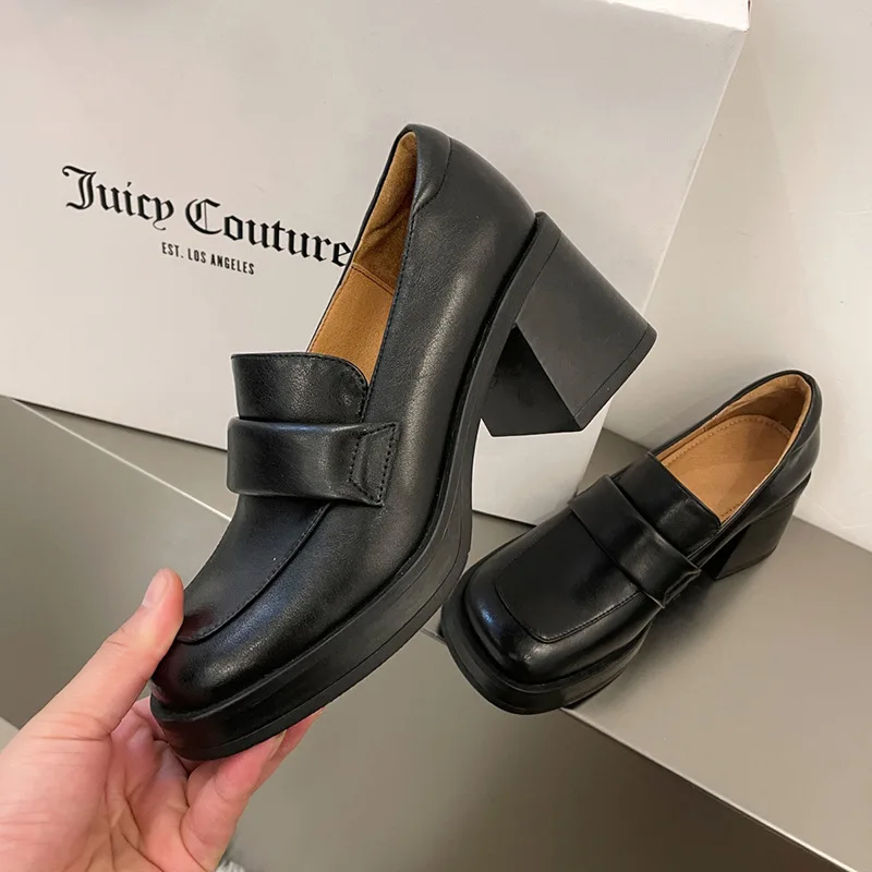 

Туфли женские в африканском стиле, брендовые туфли-лодочки на золотой каблуке, классический стиль, круглый носок, без застежки, универсальная баскетбольная платформа, цвет Бургунди, со шнуровкой, 2023