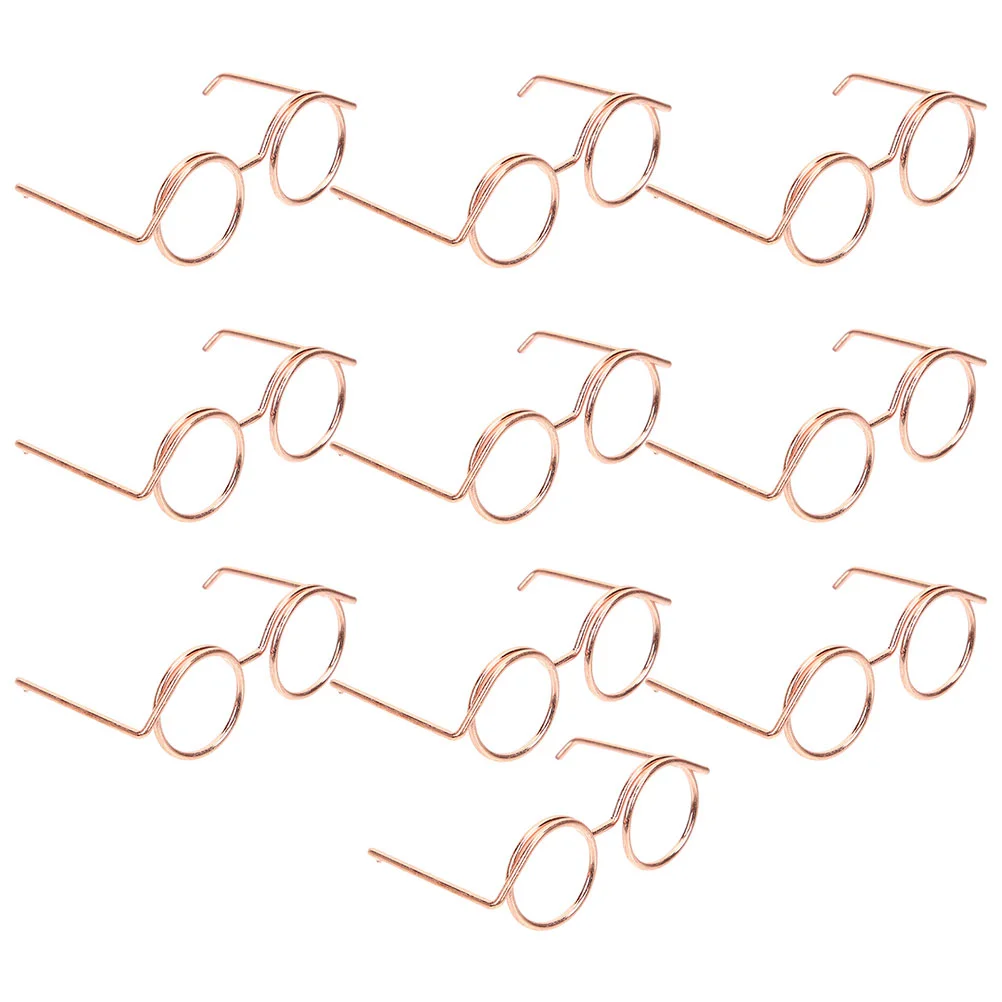 

10pcs Mini Glasses Models Accessory Glasses Props Mini Glasses Ornaments