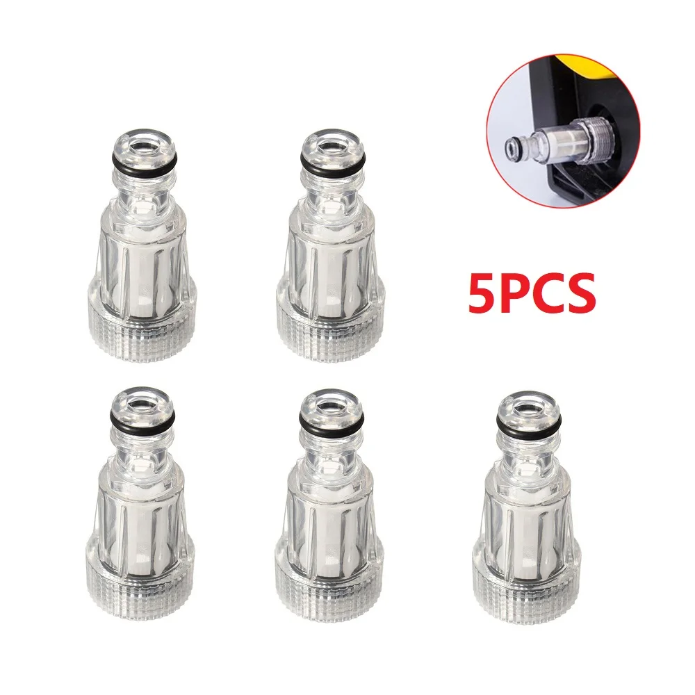 5pcs High Pressure Connection Filter Car Washing Machine Water Filter Connection For Karcher K2-K7 Wash Machine Accessories