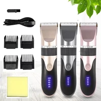 hair clipper man professional barber cutter machine lcd display rechargeable electric hair cutting machine hair trimmer for men