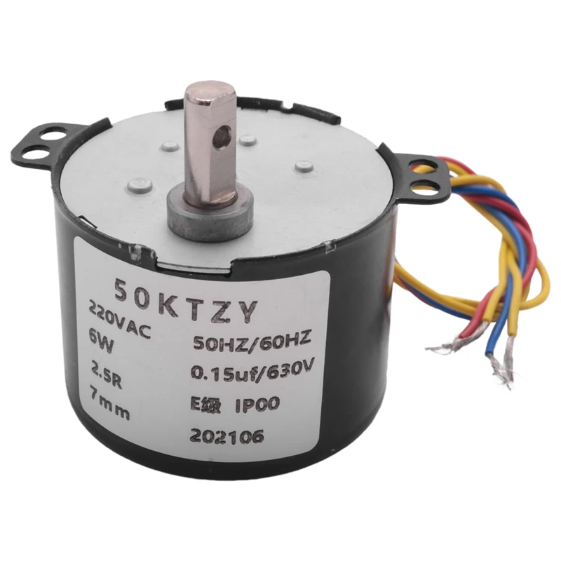 50Ktyz Ac220V 10W 0.5A 2.5R/ Min Permanent Magnet Synchronous Motor Ac Gear Reduction Cw / Ccw | AC