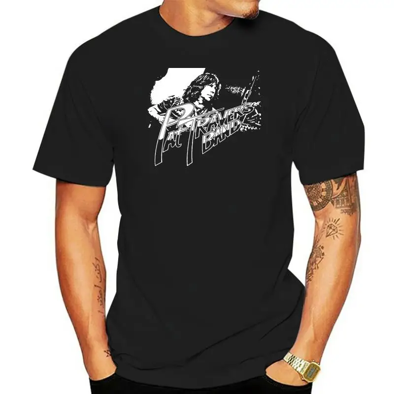 

Camiseta con Logo Vintage para hombre, camisa de manga corta con estampado de Pat Travers Band Retrno, talla S-3XL, Envío Gratis
