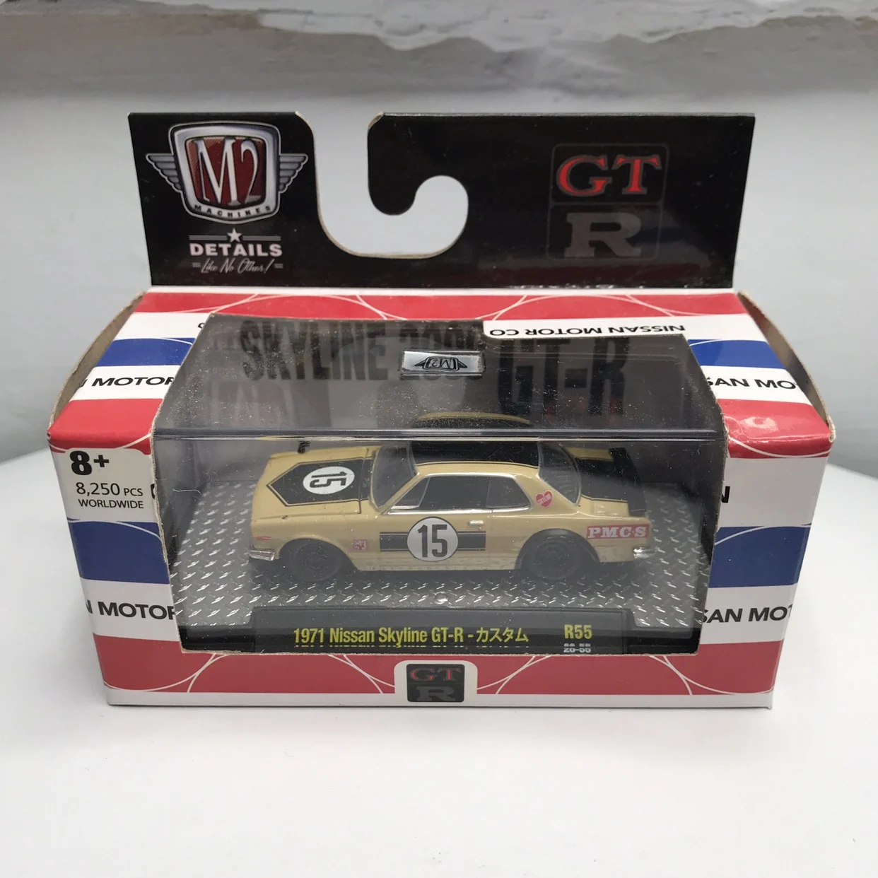 

Машины M2 1/64 1971 Nissan skyline gtr Коллекционная версия металлическая литая модель гоночный автомобиль детские игрушки подарок