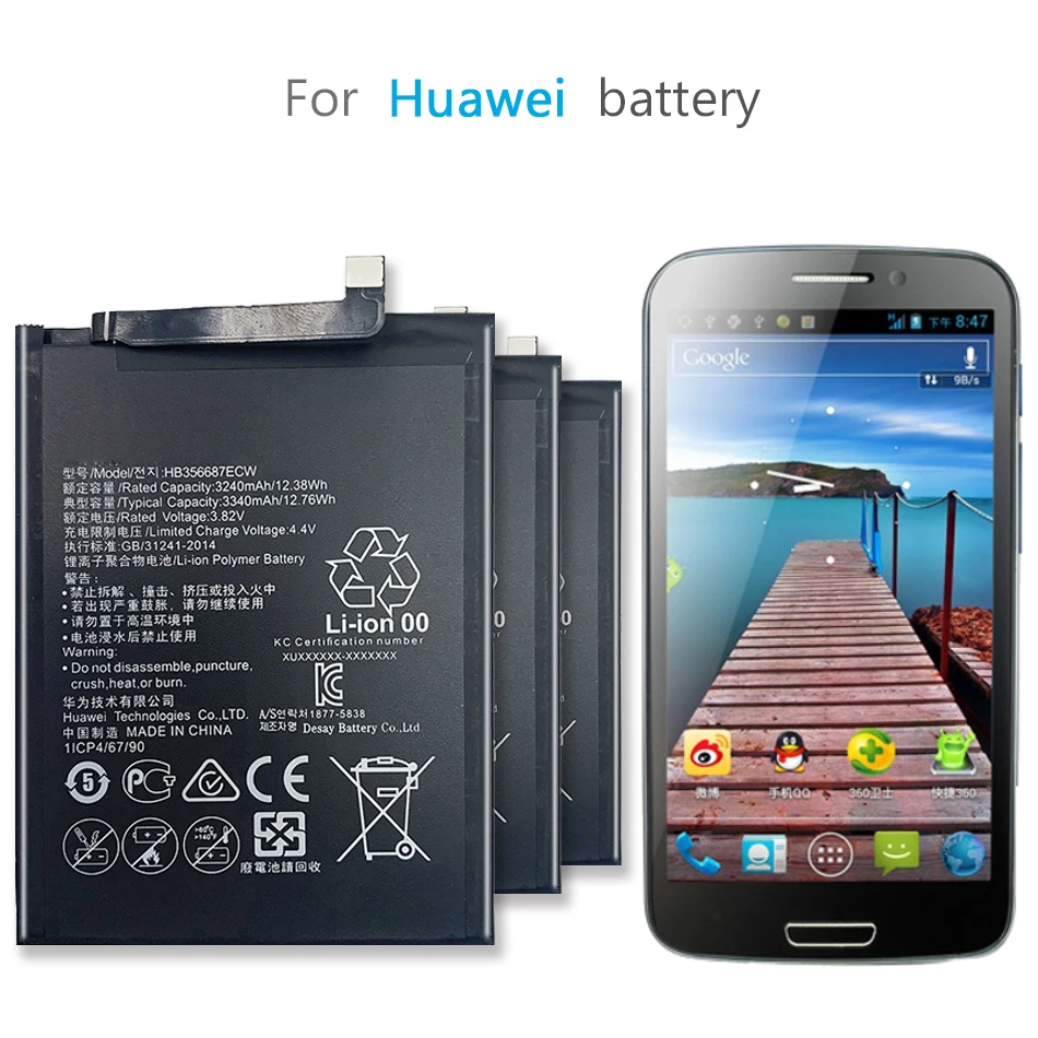 

HB356687ECW Battery For Huawei Mate 10 Lite Mate10 lite/ G10 /Nova2i Nova 2i Nova2i 3i / Honor 9i 7X RNE-L01 L02 L03 BND-L21 L22