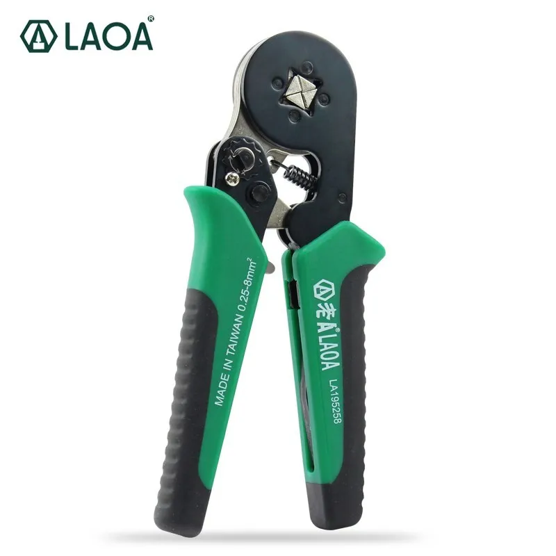 

Клещи LAOA LA195258 с храповым механизмом, 0,25-8 мм2