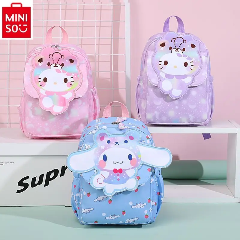 MINISO hello kitty новый легкий рюкзак для студентов с большой емкостью милый и свежий
