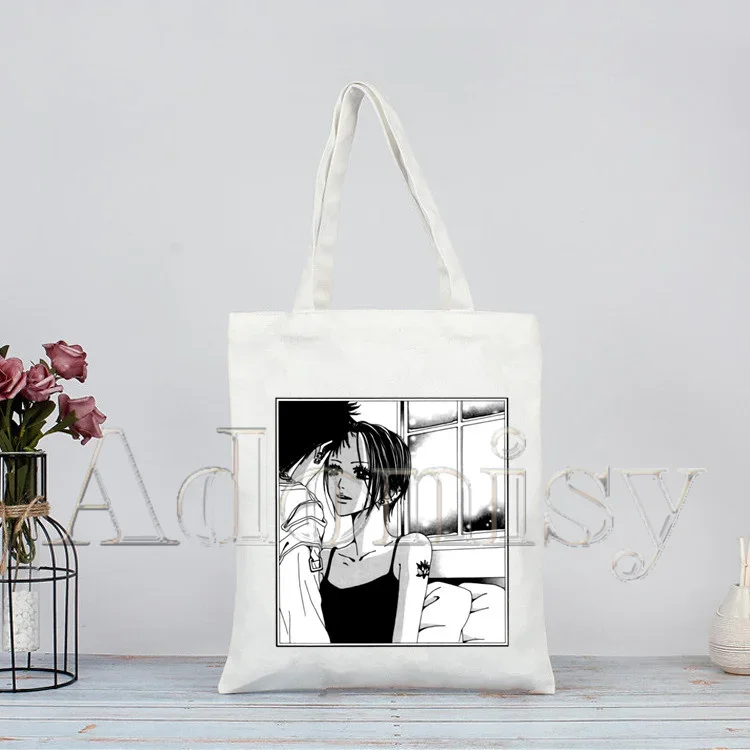 NANA Osaki Manga Аниме Японская сумка для покупок Black Stones Сумка-тоут Сумка Многоразовая
