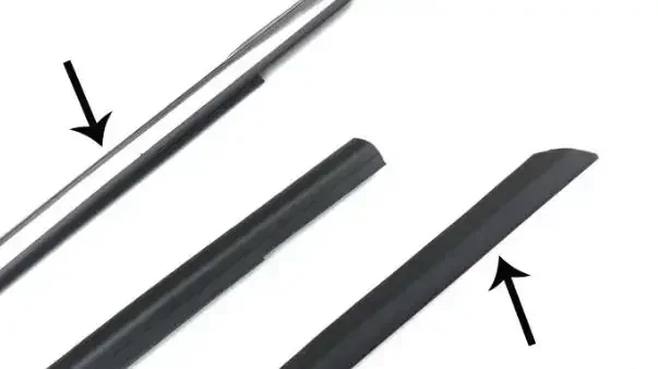

4 шт. резиновые окна для Toyota 4Runner 75711-35011 2009-2020, защитное стекло, уплотнитель, ламинат, внешний черный или хромированный